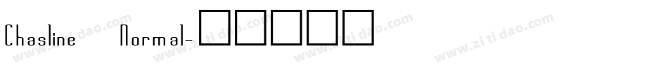 Chasline Normal字体转换